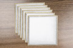 Celine Gümüş Altın Bardak Altı 6lı 16cm