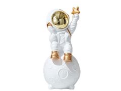 Astronaut On Moon White 12x13x26 Cm