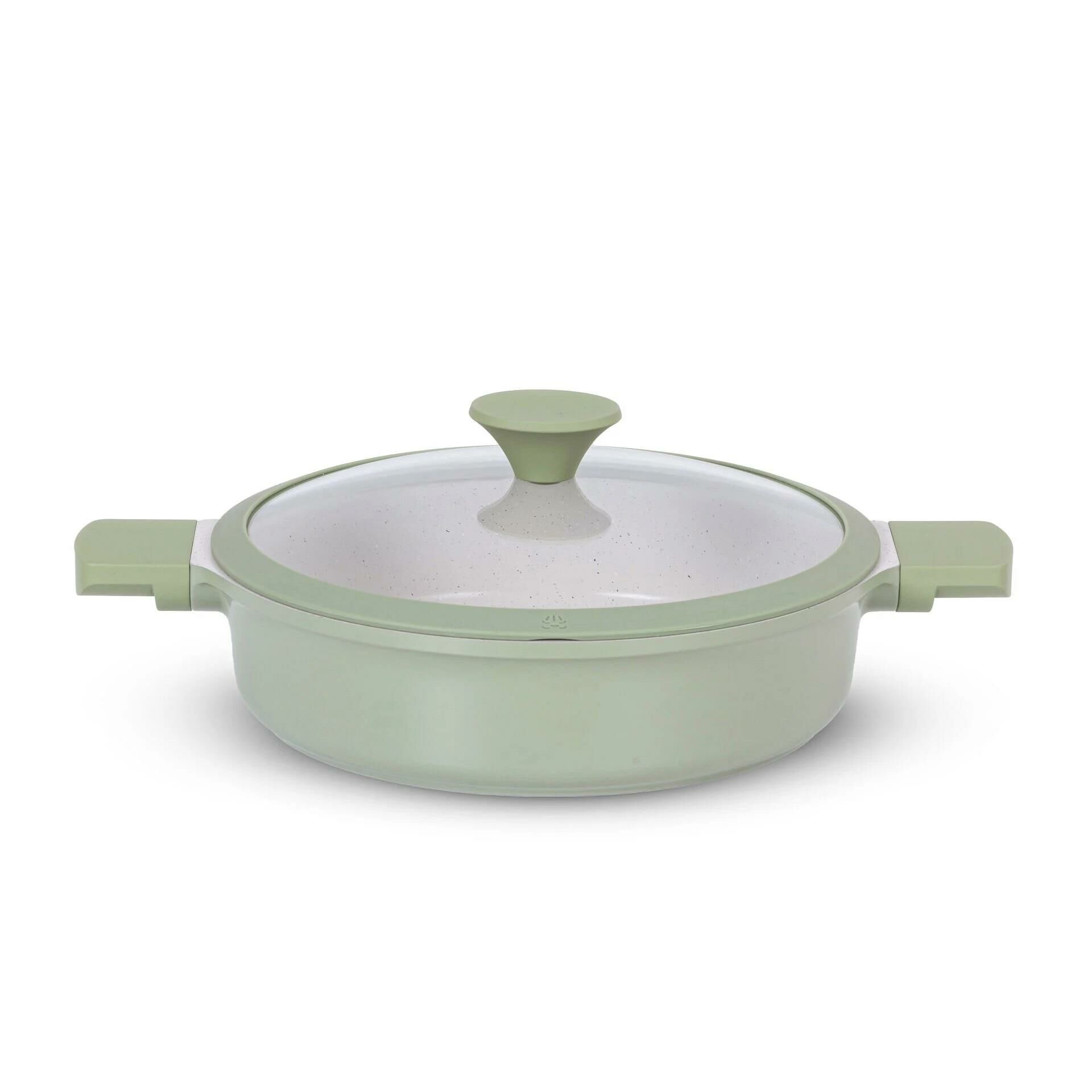 Naturel Green 28 Cm Basık Tencere