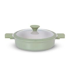 Naturel Green 28 Cm Basık Tencere