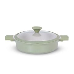 Wanelli Naturel Green 28 Cm Basık Tencere