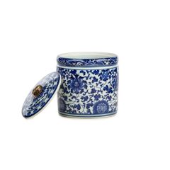 Blue Blanc Kapaklı Kavanoz 12x12 cm