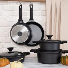 Wanelli Naturel Black 20 Cm Derin Tencere