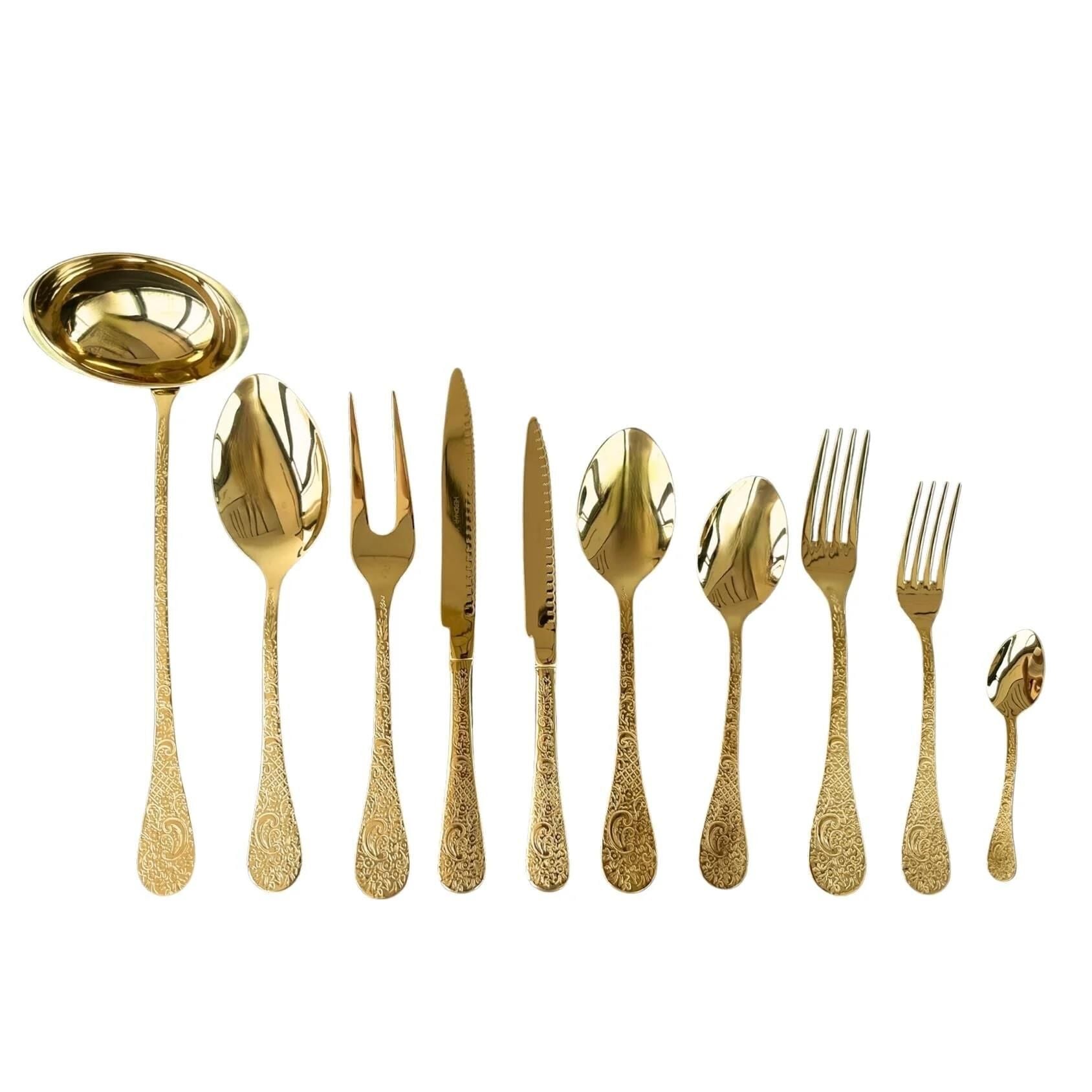 Herdmar Betty Tam Gold  87 Prç Çatal Bıçak Takımı