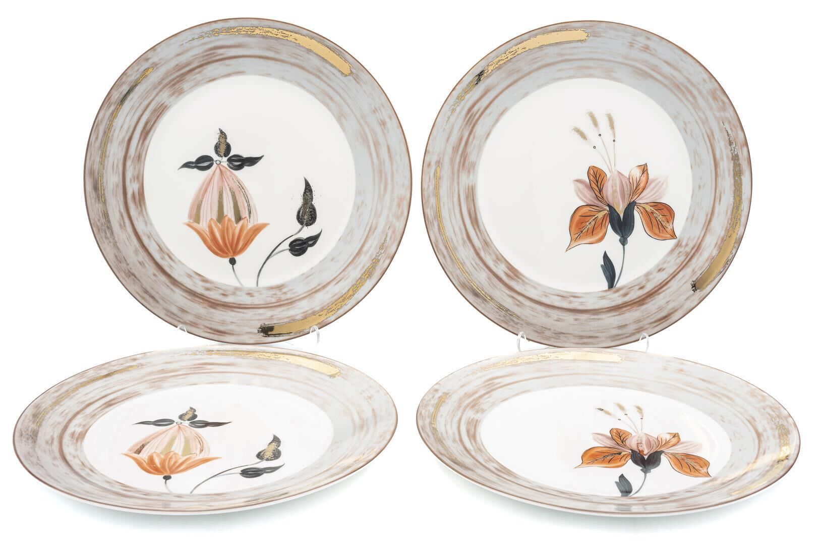 Rusty Pink 4lü Servis Tabağı 27cm