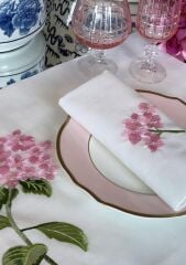 Pembe Ortanca Amerikan Servis 36x47 cm