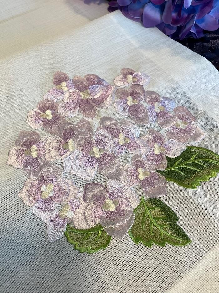 Lila Ortanca Amerikan Servis 36x47 cm