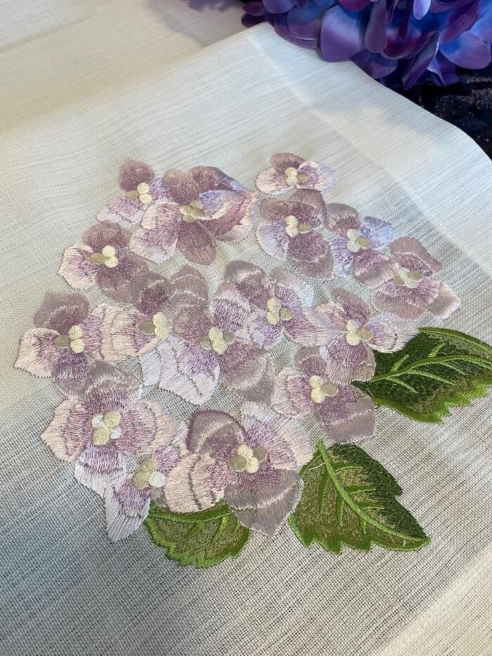 Lila Ortanca Amerikan Servis 36x47 cm