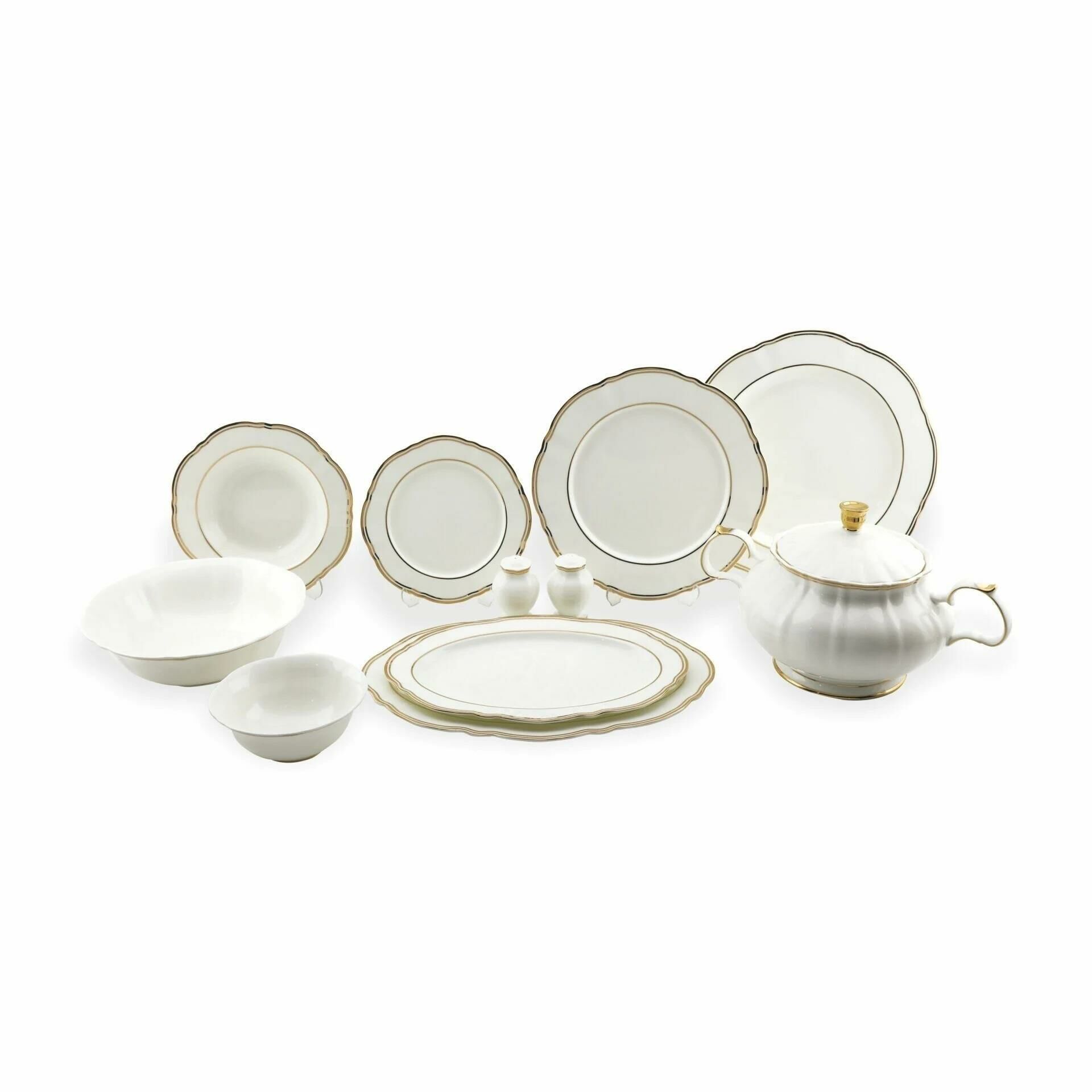 Eva Gold 70 Parça Yemek Takımı