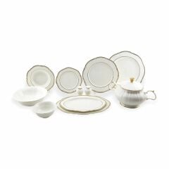 Wanelli Eva Gold 70 Parça Yemek Takımı