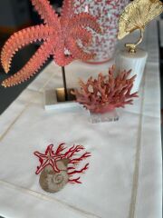 Mercan Desen Runner 44x140 cm