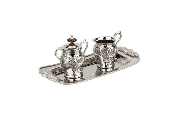 Silver Krema Seti 26x13 Cm