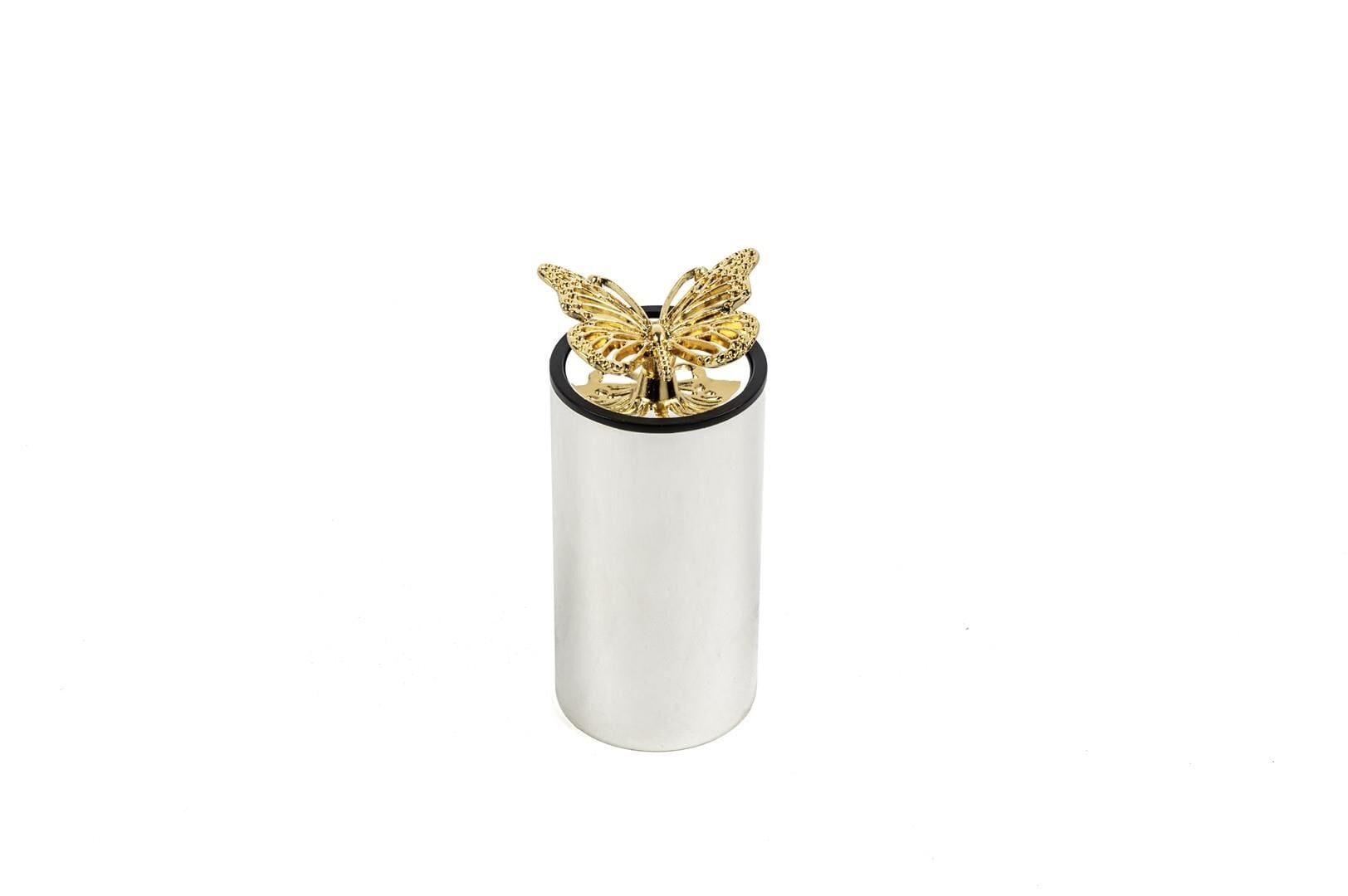 Silver Kelebek Detaylı Kürdanlık 10cm