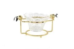 Gold Cam Sunumluk Kase 30x18x13cm