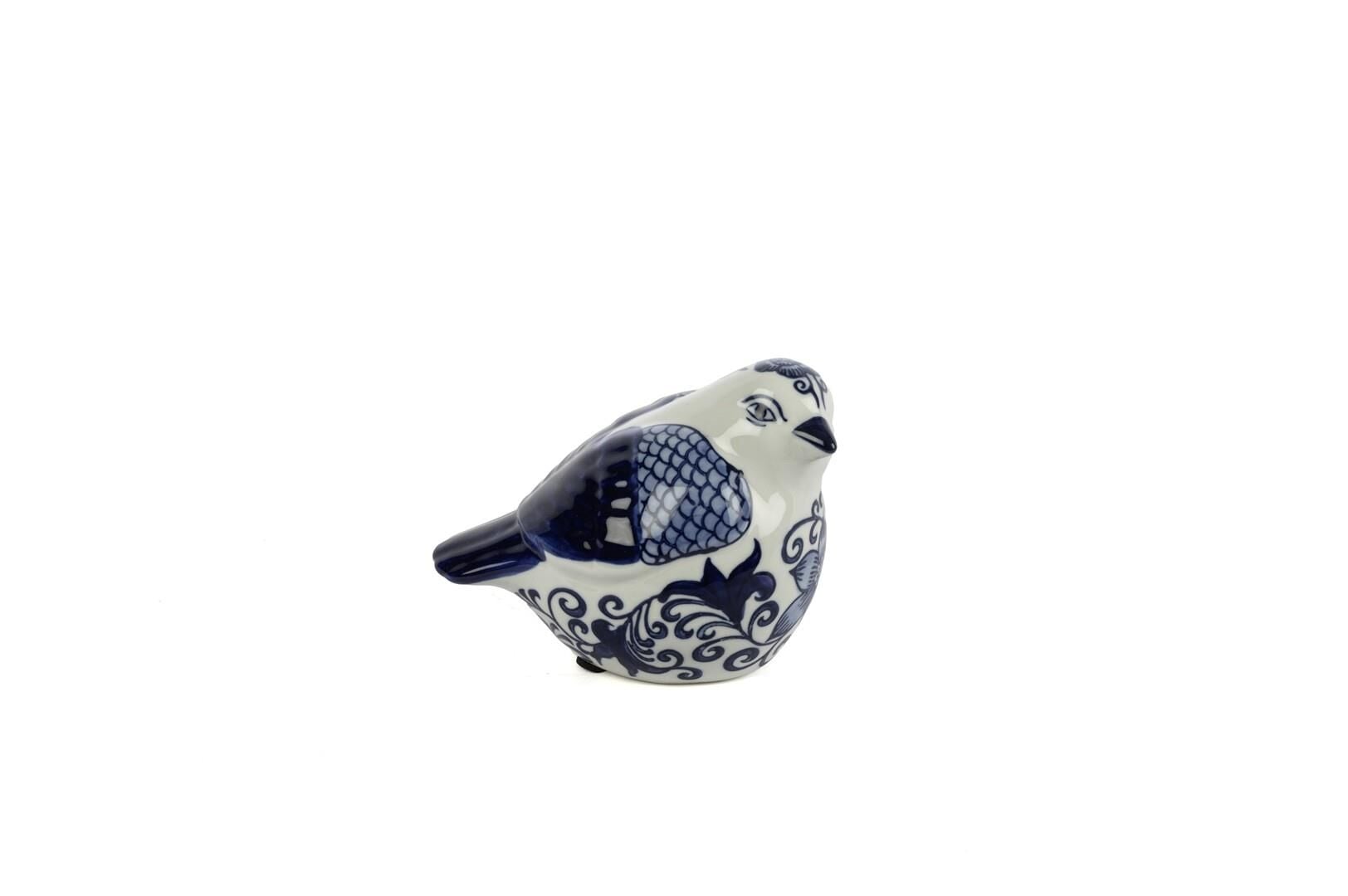 Blue Blanc Kuş Obje 15x12cm