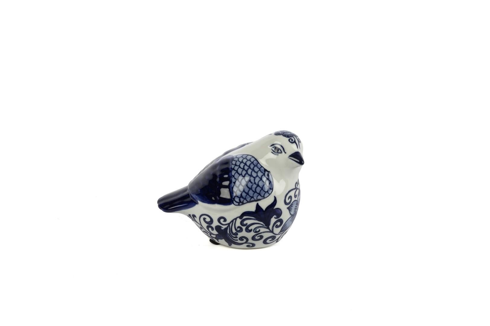 Blue Blanc Kuş Obje 15x12cm