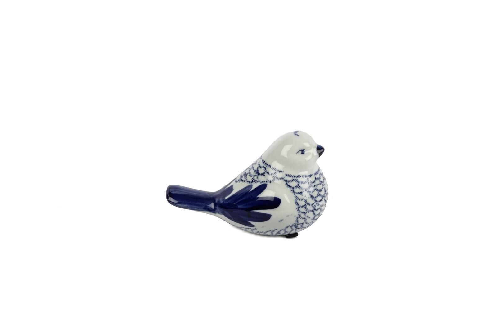 Blue Blanc Kuş Obje 17x10cm