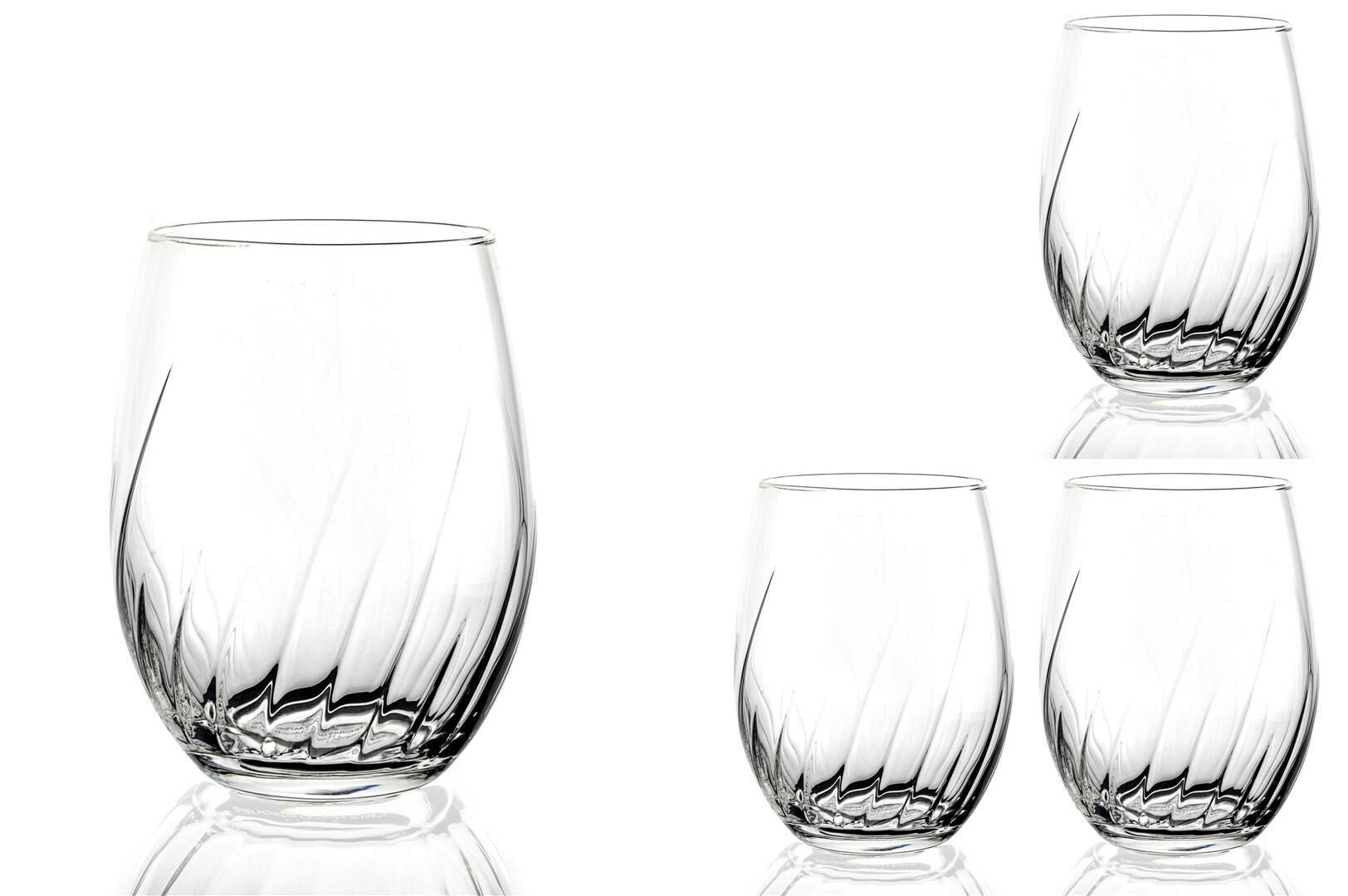 Swirly 4lü Su Bardağı 36cl
