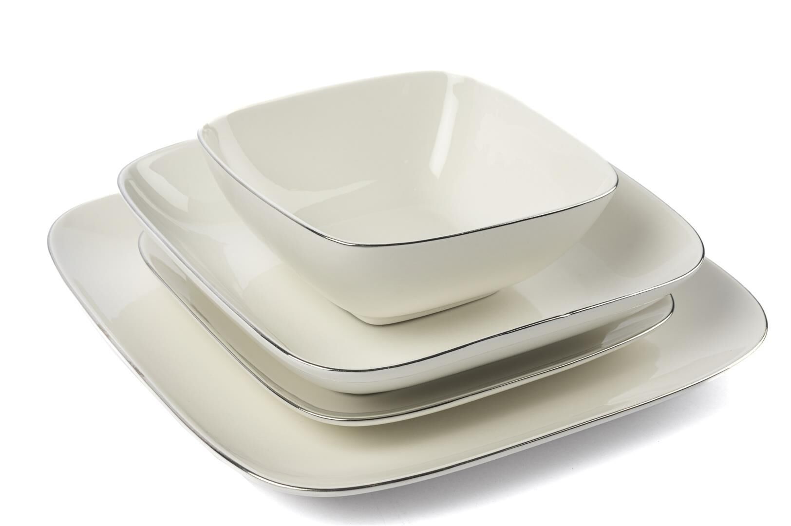 Sabrosa Silver 24 Prç Yemek Takımı