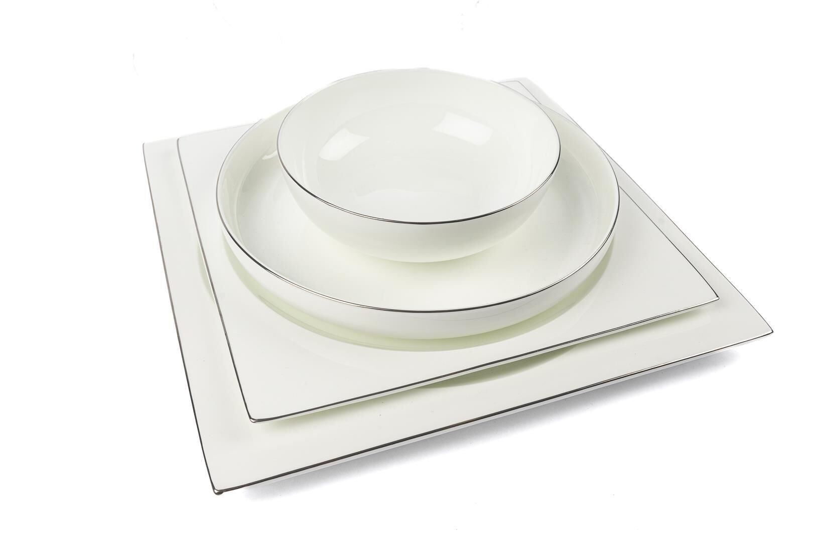 Naimas Silver 24 Prç Yemek Takımı