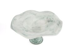 Alba Glass Cam Ayaklı Dek Tabak 31x29x14cm