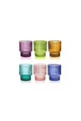 I.V.V Todo Modo 6lı Set Renkli Bardak 30 cl