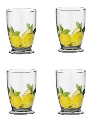 Limona Akrilik 475ml 4lü Su Bardağı Seti