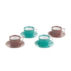 Castella Bone 4lü Çay Fincanı Seti