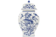 Mavi Kuşlar Ser Küp 26x12x47cm