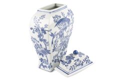 Mavi Kuşlar Ser Küp 22x11x38cm