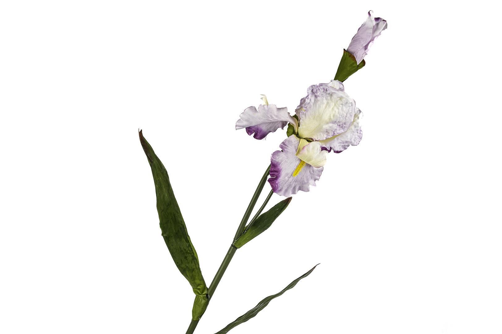 Beyaz Mor Yapay Çiçek 100cm