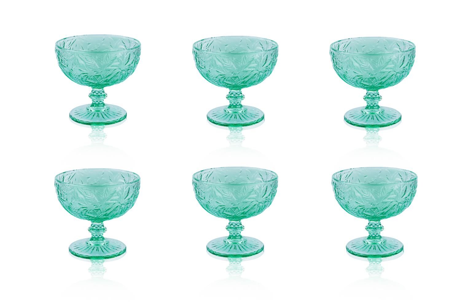 Blossom 6lı Cam Dondurma Kasesi