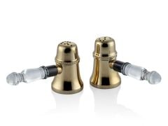Tuz Ve Biberlik Seti Gold 12,5x9x6,5 Cm