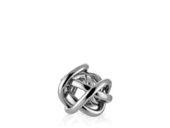 Glass Small Silver Ball 11 Cm