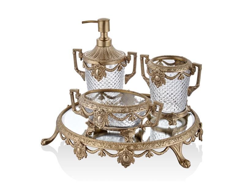Luxurious Antik Gold Banyo Takımı