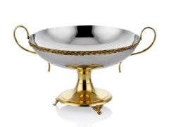 Black Pearl Halat Desenli Kulplu Kase 40x31x26,5 Cm