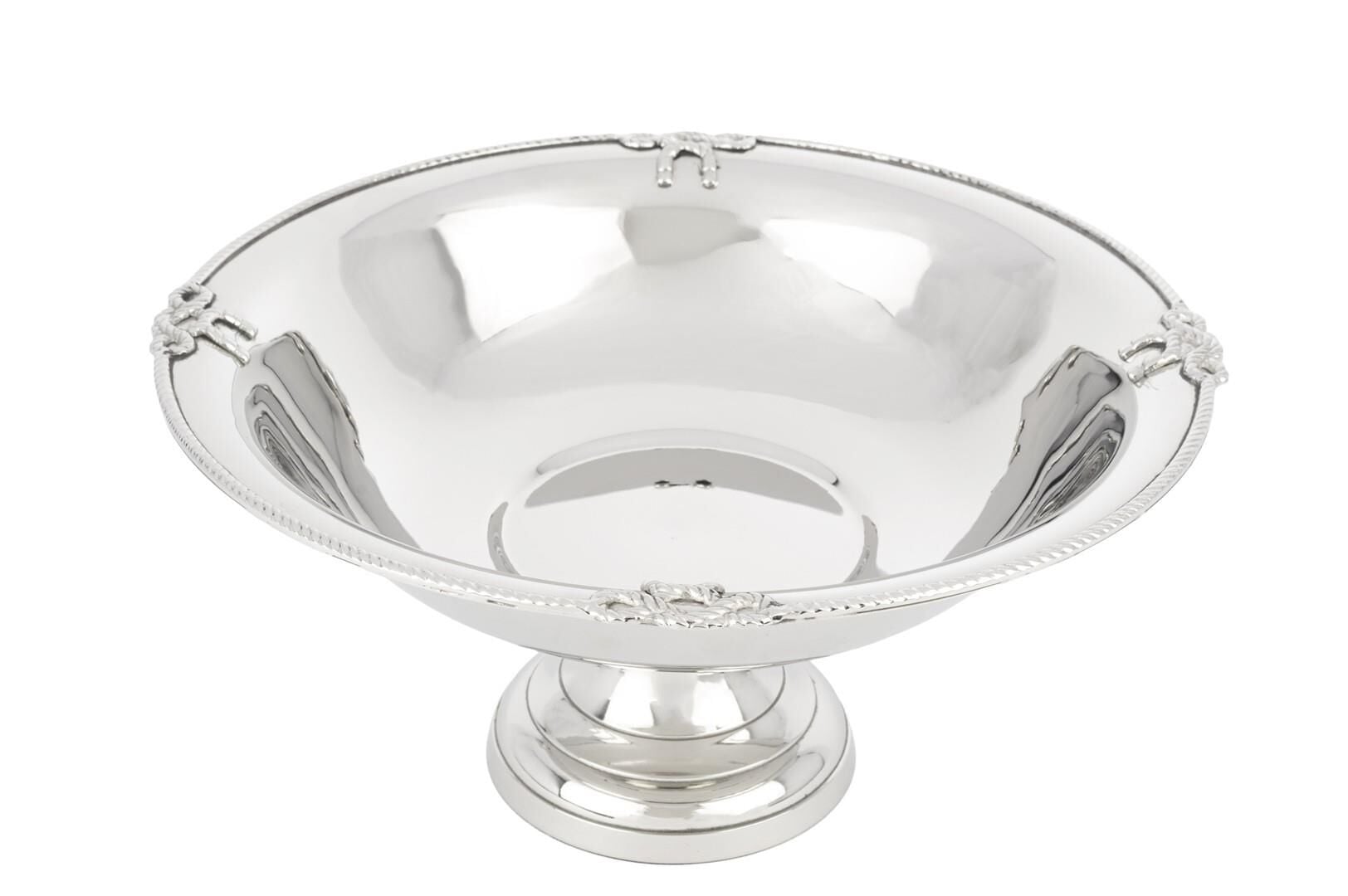 Silver Ayaklı Fiyonk Kase 32x16cm