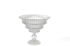 Kristal Kesim Ayaklı Dek Kase 26x23cm