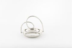 Silver Kulplu Sunumluk 16x17cm
