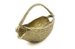Gold Leaf Dekor Metal Kâse 52x18x25cm