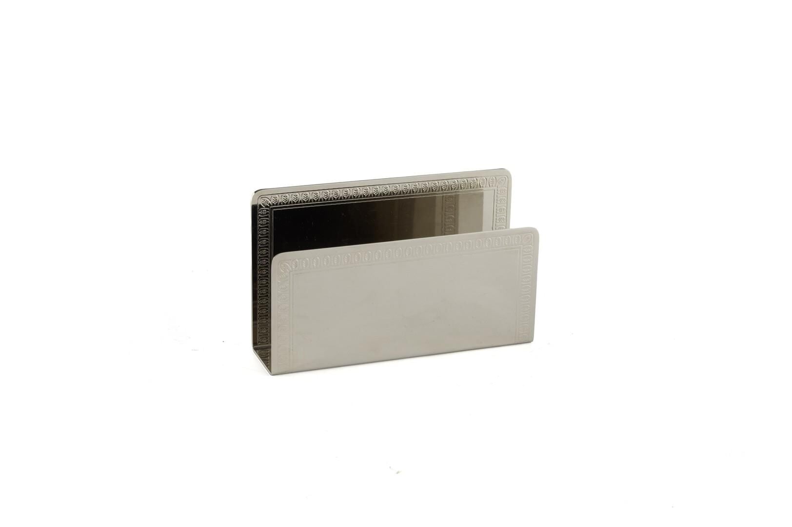 Gümüş Köşeli Peçetelik 15x5x9cm