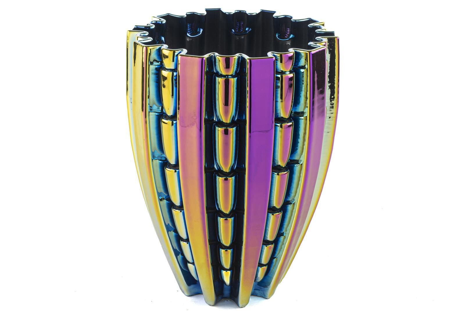 Renkli Porselen Vazo 19x27cm