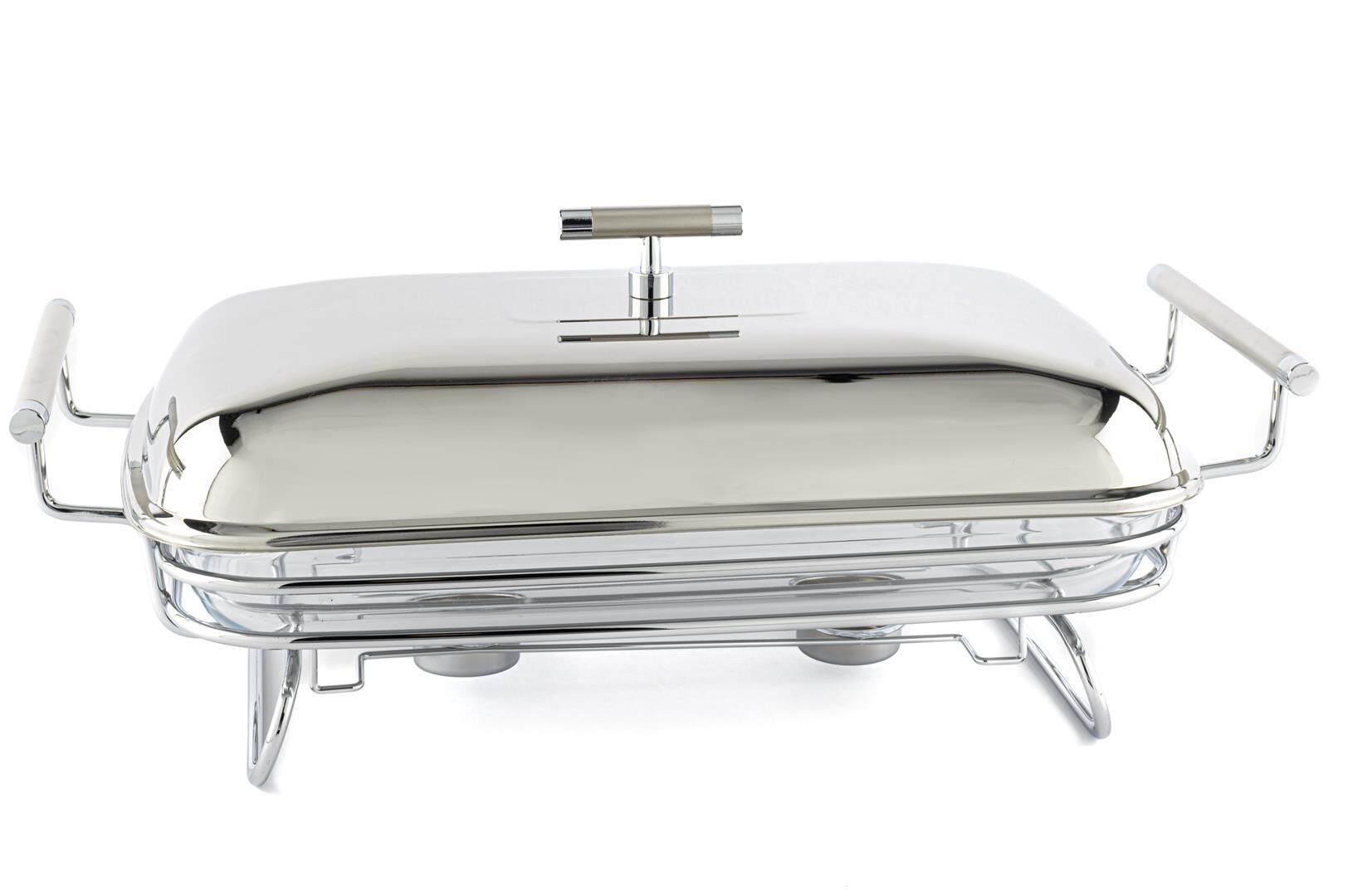 Perle Çelik Kapaklı Dikdörtgen Isıtıcılı Servis 47x25x19cm