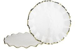Flora Gilded 2li Servis Tabağı 32cm