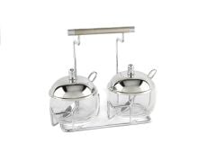 Perle Çelik Standlı 2li Reçellik Seti 21x12x18c