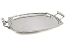 Luxe Metallic İşlemeli Tepsi 56x37x6cm