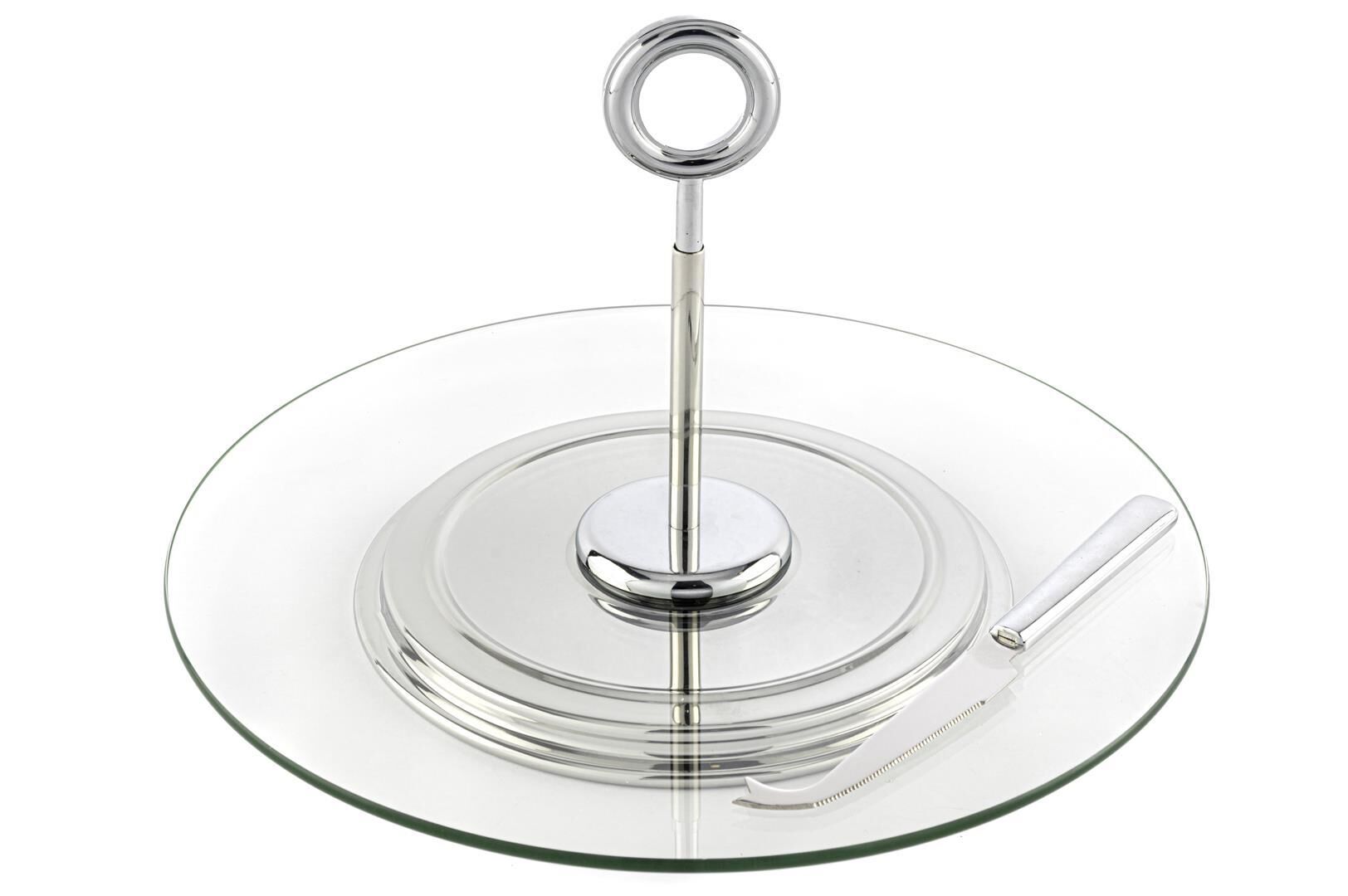 Cam Peynir Servis Tabağı Seti 31x20cm