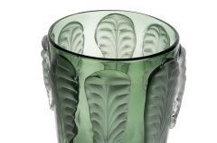 Yeşil Cam Vazo 19x37cm