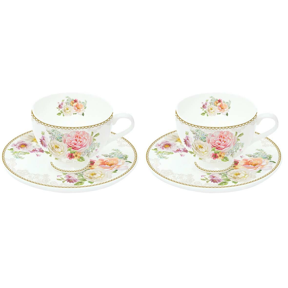 Fine China 2 Li Kahve Fincanı 75 ml