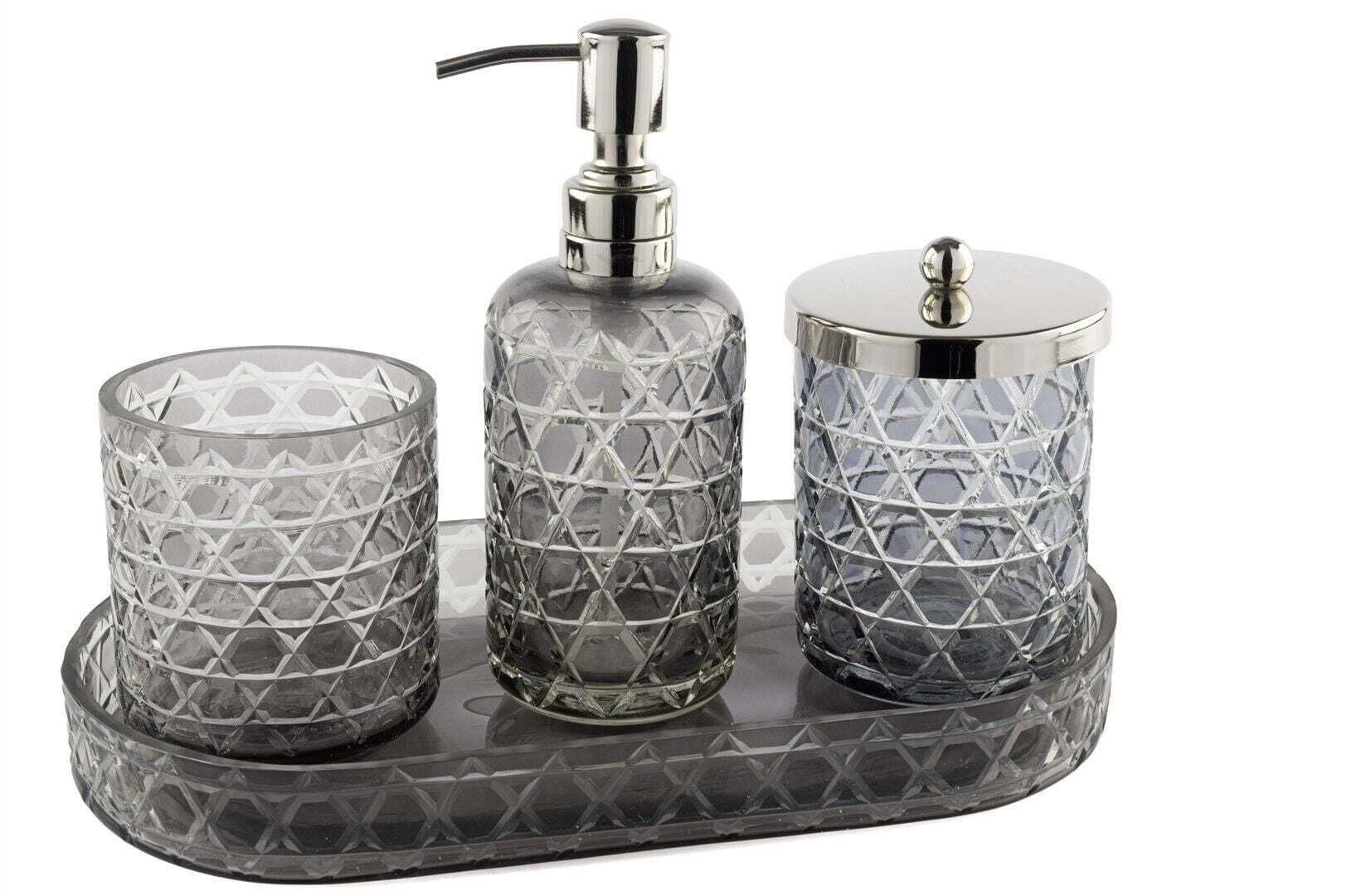 Füme Kristal Banyo Seti